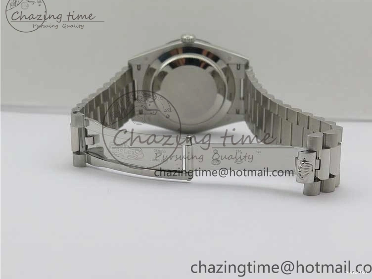 SS Dial 1:1 A2836 Tiffany SS Bracelet Maker Roman Date 40 Bp Blue Edition Day on Best 0412